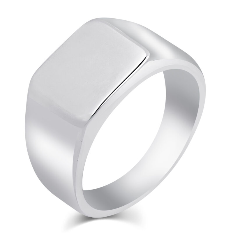 Anello chevalier acciaio