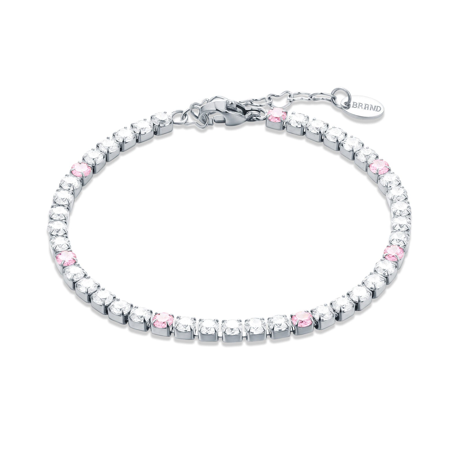 Bracciale maxi tennis con punti di colore donna