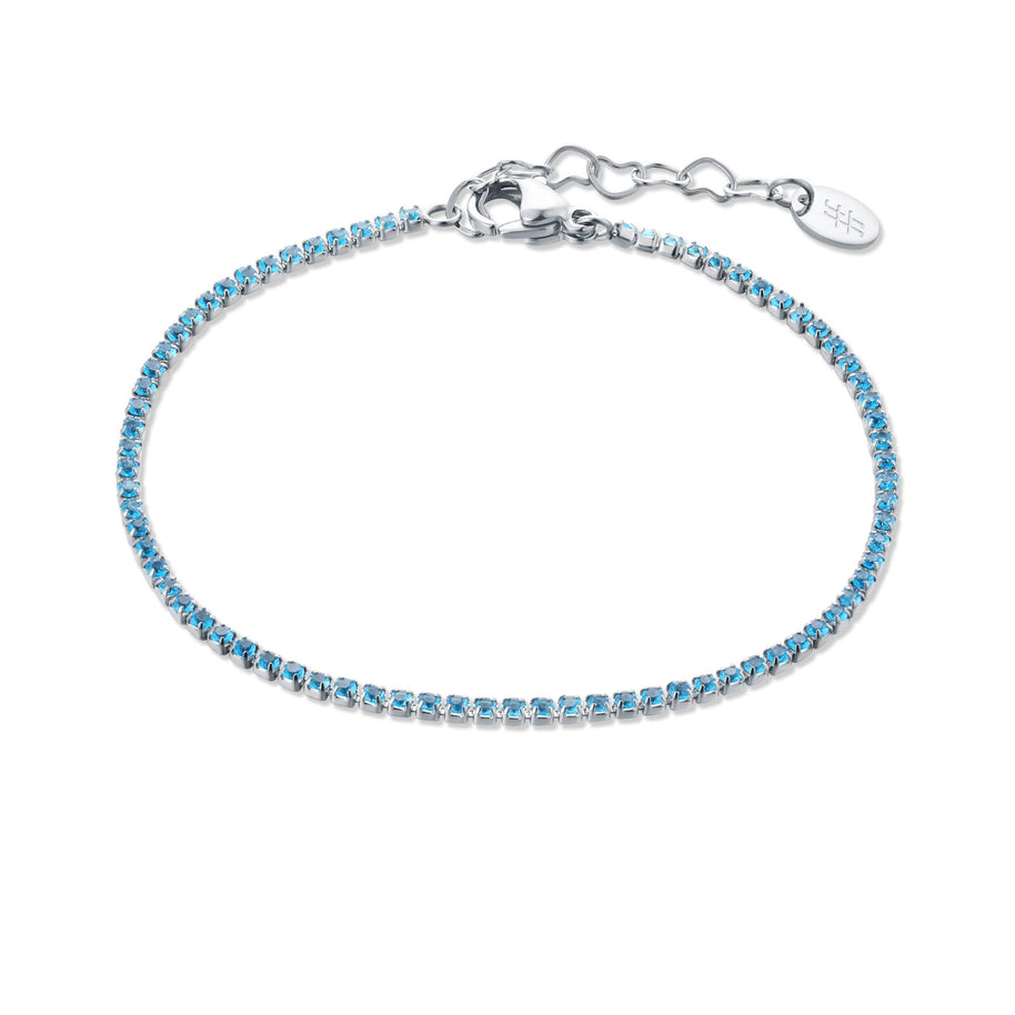 Bracciale micro tennis colorato donna