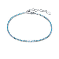 Bracciale micro tennis colorato donna