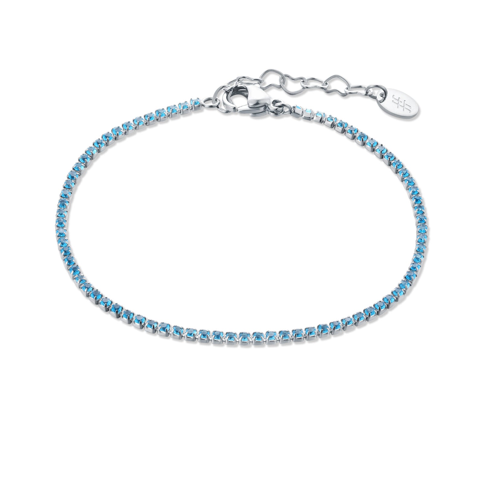 Bracciale micro tennis colorato donna