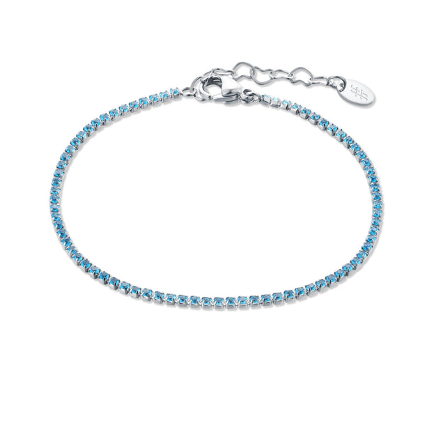 Bracciale micro tennis colorato donna