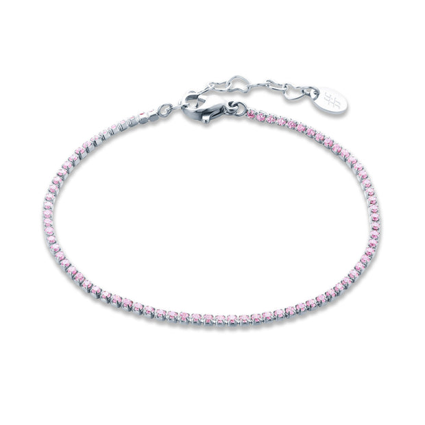 Bracciale micro tennis colorato donna