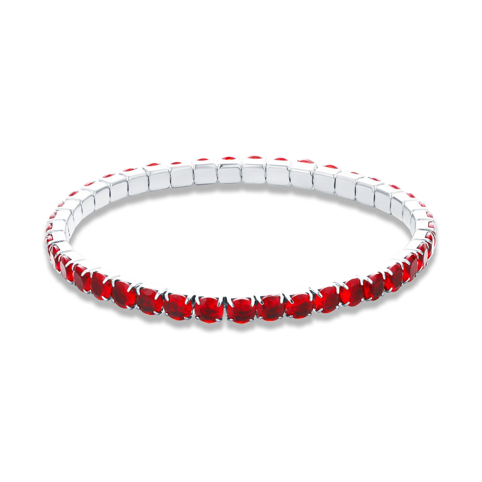 Bracciale maxi tennis elastico donna