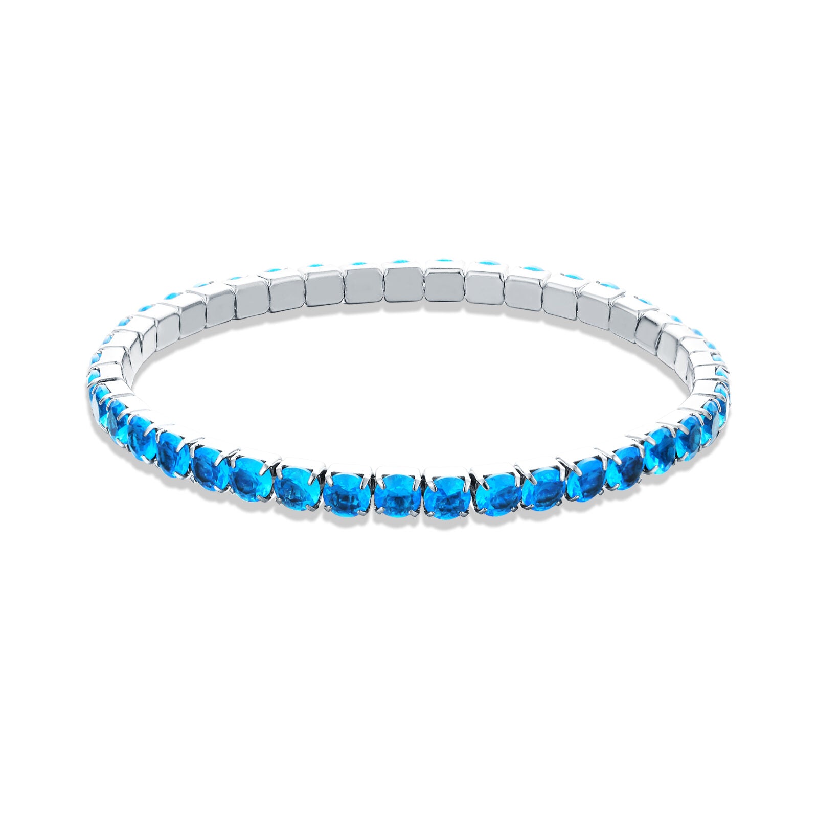Bracciale maxi tennis elastico donna