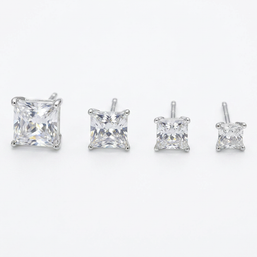 Orecchini punto luce in argento 925%
