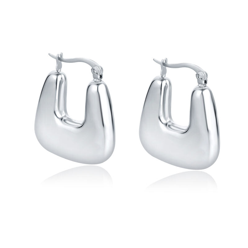 Orecchini quadrato spesso