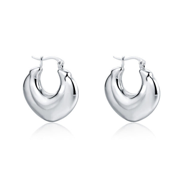 Orecchini etnici in acciaio