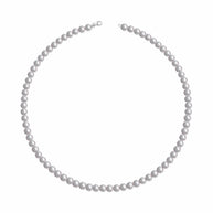 Collana con perle coltivate d'acqua dolce e chiusura in oro 18kt