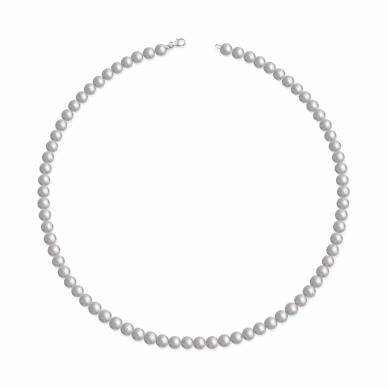 Collana con perle coltivate d'acqua dolce e chiusura in oro 18kt