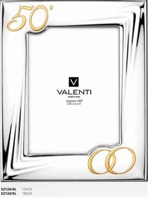 Cornice in argento anniversario 50°