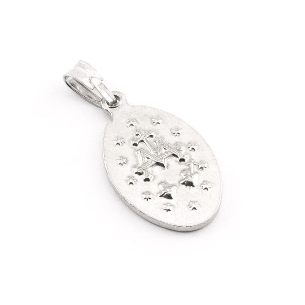Ciondolo in argento 925% Madonna Miracolosa